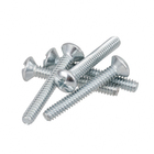 Parafuso de Aço para Caixa de Luz 4,7x25,4mm Máquina Chata Fenda 6 peças