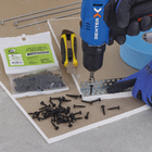 Parafuso de Aço para Drywall 3,5x25mm Auto Brocante Trombeta Philips 100 peças