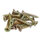 Parafuso de Aço para Madeira 3,5x20mm Auto Atarraxante Chata Philips 15 peças