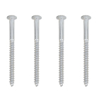 Parafuso de Aço para Madeira 4,7x60mm Soberba Sextavada sem Fenda 4 peças