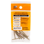 Parafuso de Aço para Madeira 4x40mm Auto Atarraxante Chata Philips 10 peças
