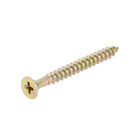 Parafuso de Aço para Madeira 5x50mm Auto Atarraxante Chata Philips 5 peças