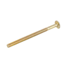 Parafuso de Aço para Madeira 6,3x100mm Auto Atarraxante Chata Fenda 2 peças