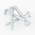 Parafuso de Aço para Madeira 6,3x50mm Soberba Sextavada sem Fenda 4 peças