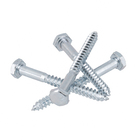 Parafuso de Aço para Madeira 6,3x65mm Soberba Sextavada sem Fenda 4 peças