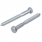 Parafuso de Aço para Madeira 7,9x75mm Soberba Sextavada sem Fenda 2 peças