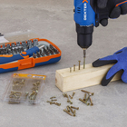 Parafuso de Aço para Madeira Diversos Auto Atarraxante Chata Philips 57 peças