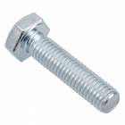 Parafuso de Aço para Metal 10x40mm Máquina Sextavada sem Fenda 2 peças