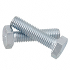 Parafuso de Aço para Metal 10x40mm Máquina Sextavada sem Fenda 2 peças