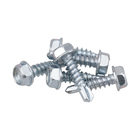 Parafuso de Aço para Metal 4,2x16mm Auto Brocante Sextavada sem Fenda 6 peças