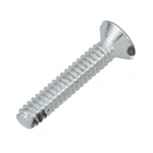 Parafuso de Aço para Metal 4,7x19mm Máquina Chata Fenda 6 peças