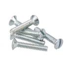 Parafuso de Aço para Metal 4,7x19mm Máquina Chata Fenda 6 peças