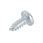 Parafuso de Aço para Metal 4,8x13mm Auto Atarraxante Panela Fenda 10 peças