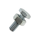 Parafuso de Aço para Metal 6x12mm Máquina Sextavada sem Fenda 2 peças