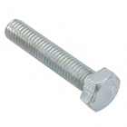 Parafuso de Aço para Metal 8x40mm Máquina Sextavada sem Fenda 4 peças