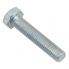 Parafuso de Aço para Metal 8x40mm Máquina Sextavada sem Fenda 4 peças