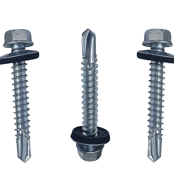 Parafuso Auto Brocante Sextavado 5,5 X 50mm (12x2) - 250 Pçs