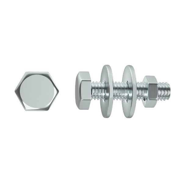 Parafuso Cabeça Sextavada 8x50mm 4 Peças Standers