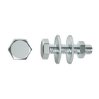 Parafuso Cabeça Sextavada 8x80mm  6 Peças Standers