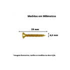 Parafuso Chipboard 4,0 X 25 - 100 Unidades