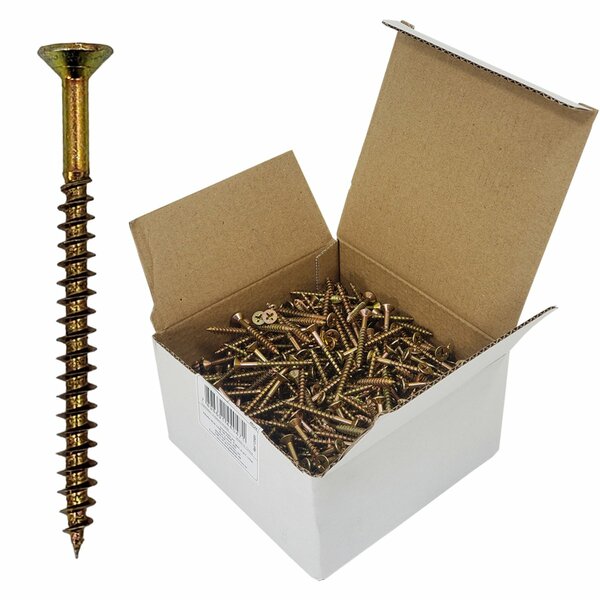 Parafuso Chipboard Bicromatizado Phillips Stein - 4,0x50 (cai