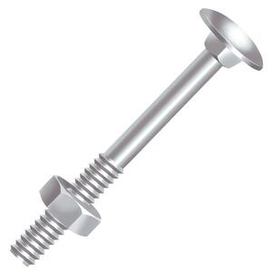 10 Parafuso De Caneca E Correia Elevador De Grãos 5/16 X 1 Cabeça 28 E Arruela Abaulada Pinelo - Foto 5