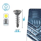 Parafuso de Aço para Metais 3,9x16mm 20 Peças Standers