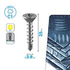 Parafuso de Aço para Metal 3,9x25mm 20 Peças