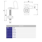 Parafuso De Fixação Para Assento Cipla