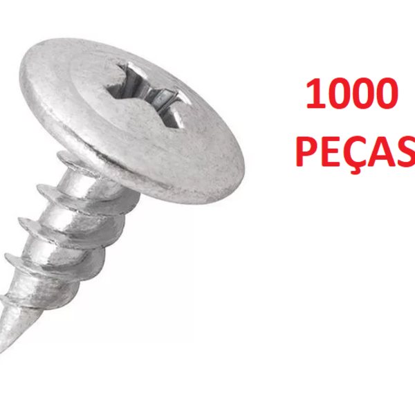 Parafuso De Forro Ponta Agulha Phillips 4.2 X 19 Mm 1000 Peças