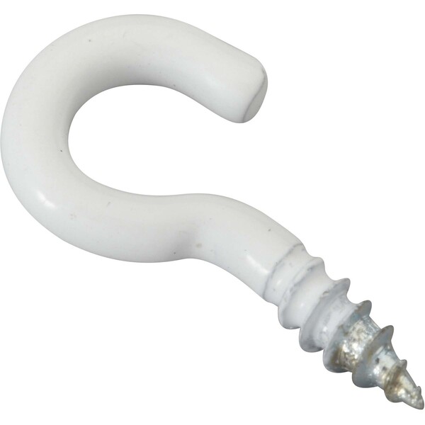 Parafuso de Gancho 2,5x10mm Aço Branco 20 unidades Standers