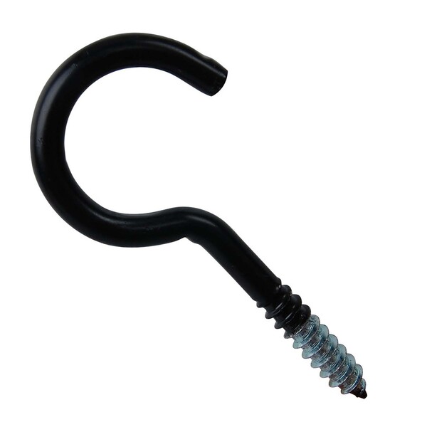 Parafuso de Gancho 3,5x20mm Aço Preto 12 unidades Standers