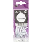 Parafuso de Gancho 3x30mm 15 unidades Standers