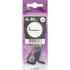 Parafuso de Gancho 4x50mm 4 unidades Standers