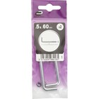 Parafuso de Gancho 5x60mm 2 unidades Standers