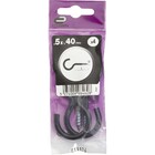 Parafuso de Gancho Aço Preto 5x40mm 4 unidades Standers