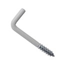 Parafuso de Gancho Branco 2,5x25mm 20 unidades Standers