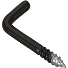 Parafuso de Gancho Preto 2,5x25mm 20 unidades Standers