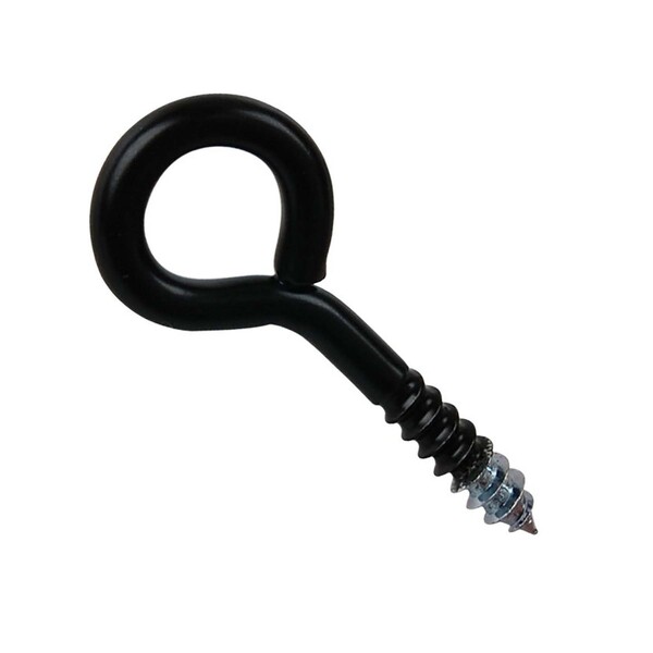 Parafuso de Gancho Preto 3,5x20mm 12 unidades Standers