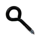 Parafuso de Gancho Preto 6x50mm 2 unidades Standers