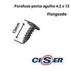 Parafuso Drywall Forro Flangeado 4.2x13mm Ciser Com 200 Pçs