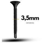 Parafuso Drywall Trombeta 3,5 X 45 Ponta Broca Brocante 100