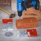 Parafuso em Aço 3,8x40mm Cabeça Chata Soberba 80 unidades Standers