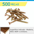 Parafuso Ferro Madeira Philips 4,0 X 45 Mm 500 Pecas
