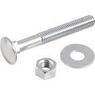 Parafuso Francês 3/8'x3'' Com Porca E Arruela 2 Peças Vonder