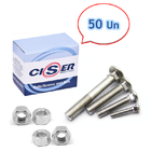 Parafuso Frances C/ Porcas 3/8x9 - Ciser - 50 Pçs