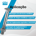 Parafuso Francês Caixa Com 200 Peças Trefix - 5/16x1