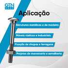 Parafuso Francês Ciser - 3/8x10 Caixa Com 50 Peças