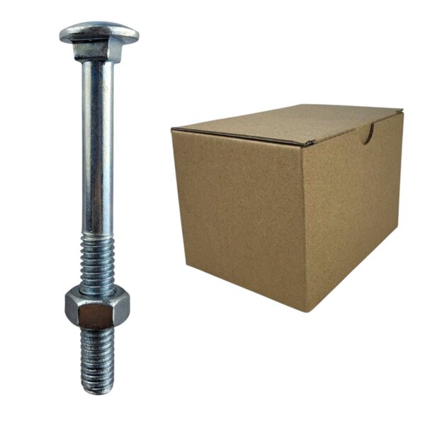 Parafuso Francês Galvanizado Com Porca  - 5/16x3' (caixa Com