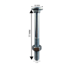 Parafuso Francês Galvanizado Com Porca  - 5/16x3' (caixa Com